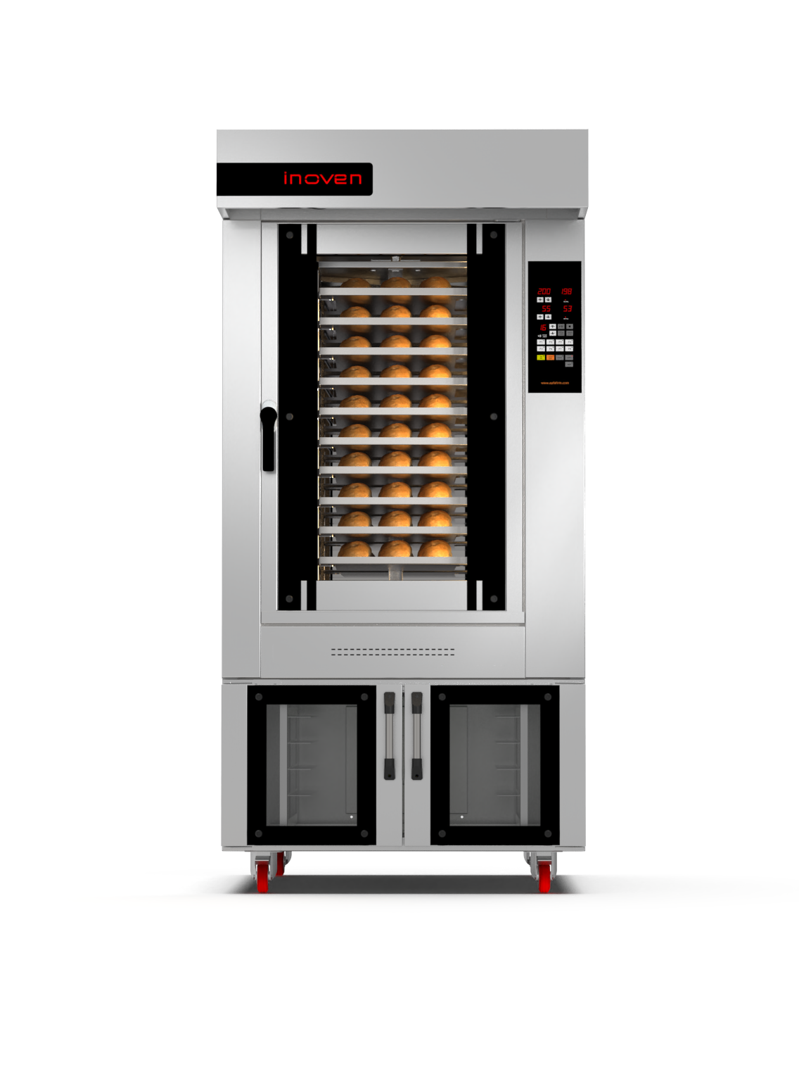 ΠΕΡΙΣΤΡΟΦΙΚΟΣ ΦΟΥΡΝΟΣ ΑΕΡΙΟΥ ΑΡΤΟΠΟΙΙΑΣ AYF-10GL LEFKE