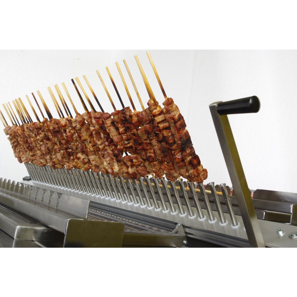 GAS SOUVLAKI AUTO-ROTATING MACHINE SG40