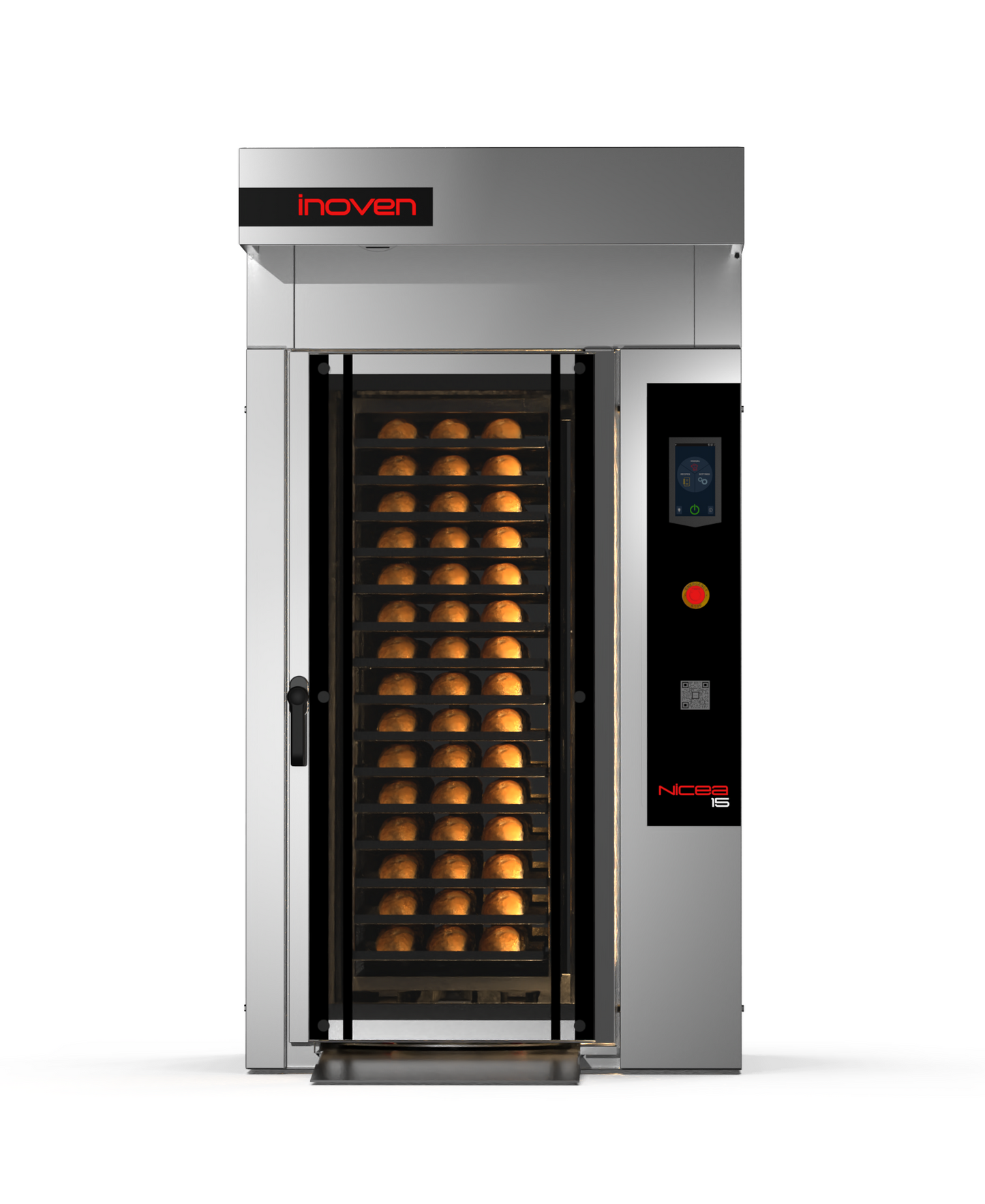 ROTARY ELECTRIC BAKERY OVEN WITH TROLLEY AYF-15E NICEA