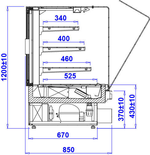 ΨΥΓΕΙΟ ΖΑΧΑΡΟΠΛΑΣΤΙΚΗΣ PASTELLA SWEET 0.6W