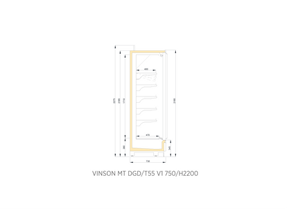 ΨΥΓΕΙΟ SELF SERVICE VINSON DGD T55 750/2200 3D