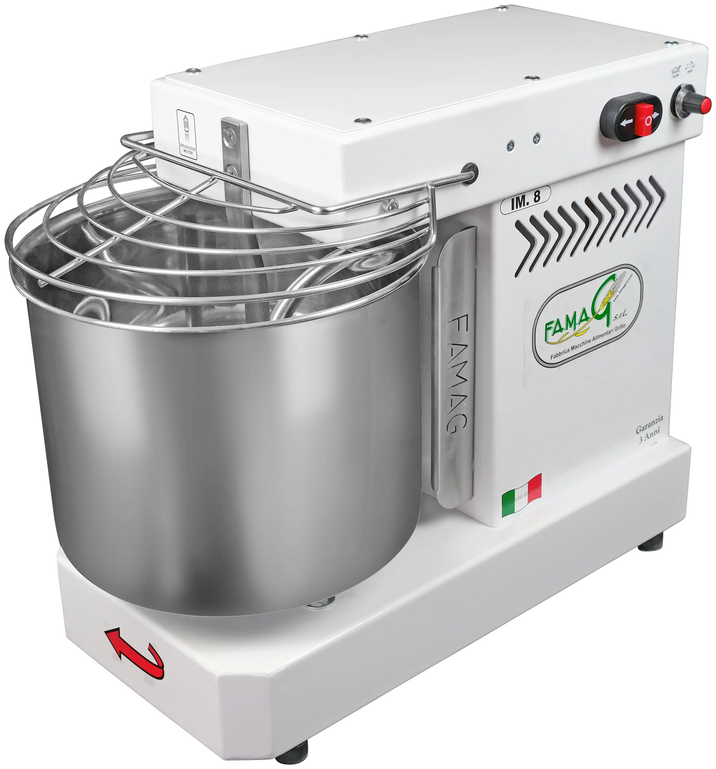 INVERTER SPIRAL MIXER IM8/230-10V HH FAMAG