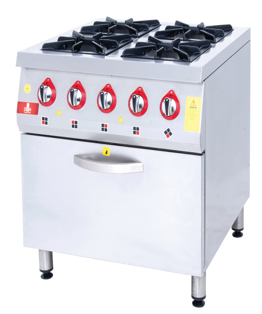 GAS RANGES WITH GAS OVEN KU-8080