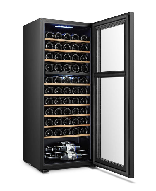TWO-ZONE WINE DISPLAY COOLER WNC160CDW